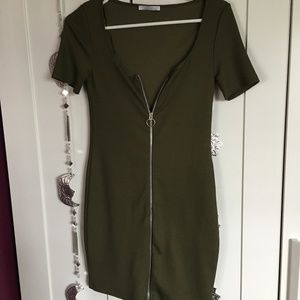 Zara stretchy knit dress